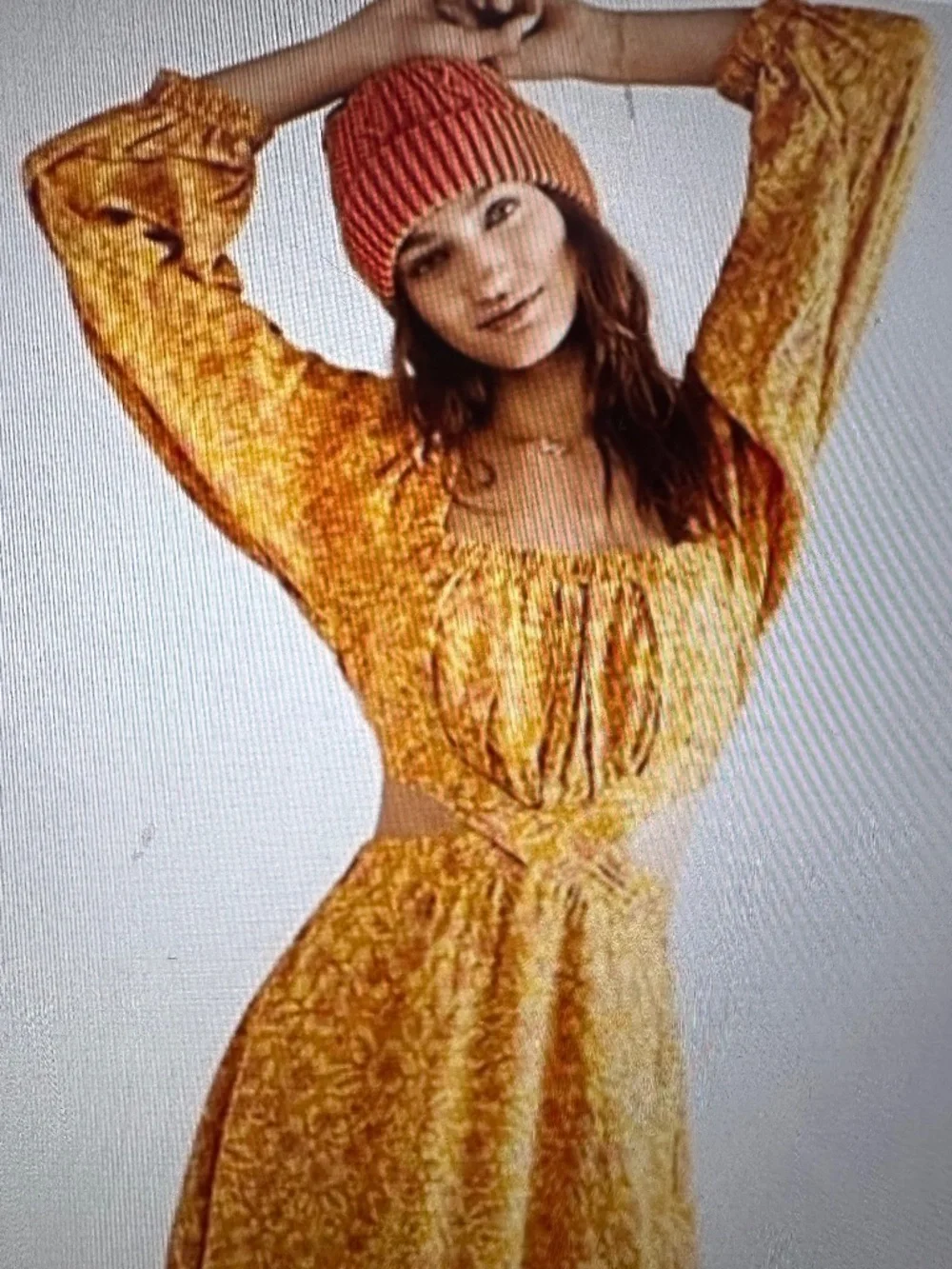 Free People Janel Printed Mini Dress. NWOT.